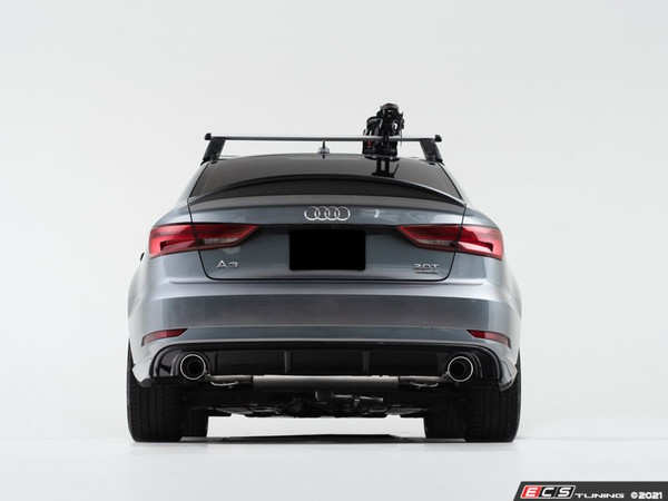Audi 8V A3 Quattro Facelift Rear Diffuser - Gloss Black