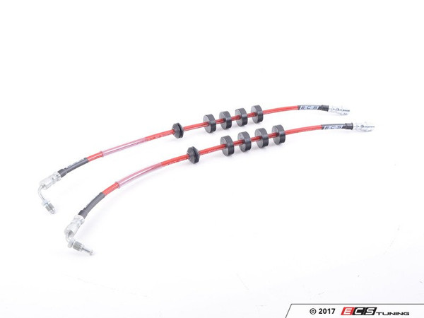 19Z BBK Exact-Fit Stainless Steel Brake Line Set