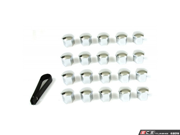 19mm Chrome Lug Bolt Covers - Set of 20