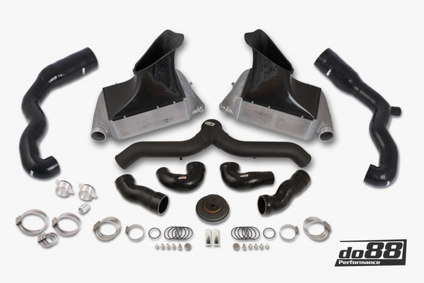 BigPack Porsche 997.1 Turbo Black Pipe, with inlets