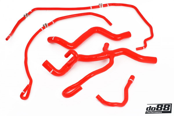 Volvo C30/C70/S40/V50 Turbo Automatic 04-13 Coolant hoses Red