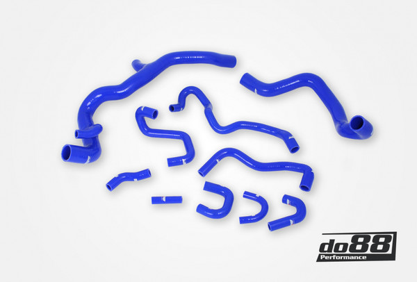 Volvo S60/V60/V70/XC70/S80 T4 T5 2.5FT Automatic 07-16 Coolant hoses Blue
