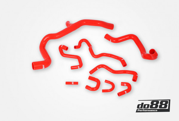 Volvo V70/S80 2.5T 2.5FT AFV 2008-15 Coolant hoses Red