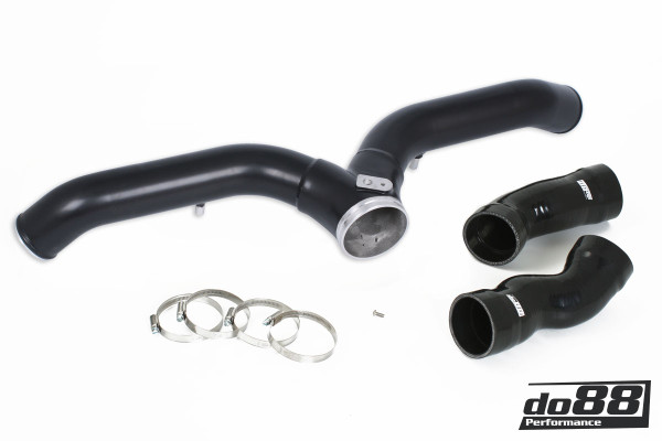 Porsche 997.1 Turbo Y-Pipe, Silver for do88 ICM-200 IC
