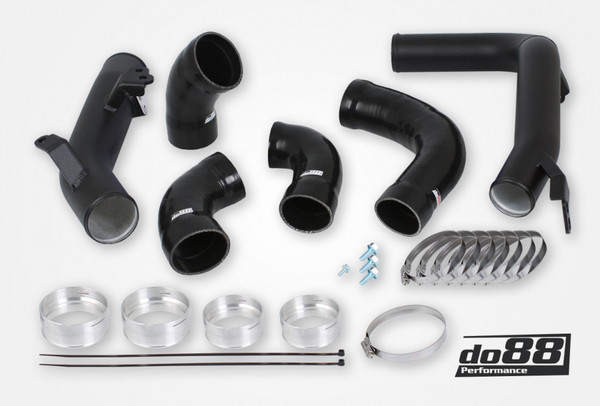 Volvo S60 V60 XC60 V90 S90 XC90 SPA Pressure pipes, Petrol, OEM IC, Black hoses