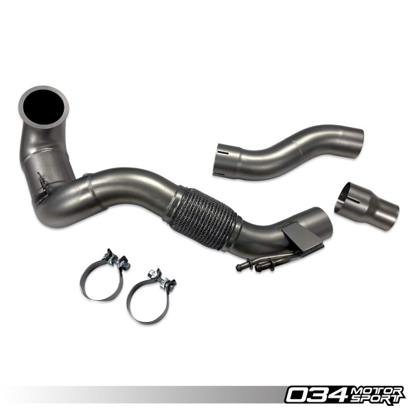 Cast Stainless Steel Racing Downpipe, MKVII Volkswagen Golf/GTI & 8V Audi A3 FWD