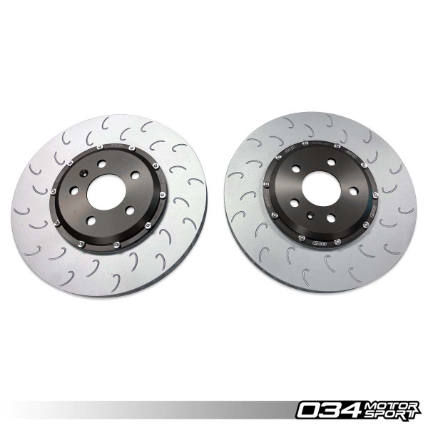 2-Piece Floating Front Brake Rotor Upgrade Kit for Audi B8/B8.5 S4/S5