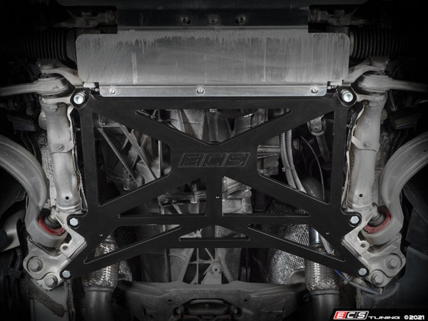 Audi B8 Pre-Facelift Billet X-Brace - Black