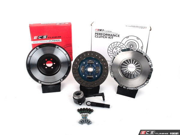 ECS Tuning Stage 2 Performance Clutch Kit with Lightweight Forged Steel Flywheel (18.85lbs) | ES4368635