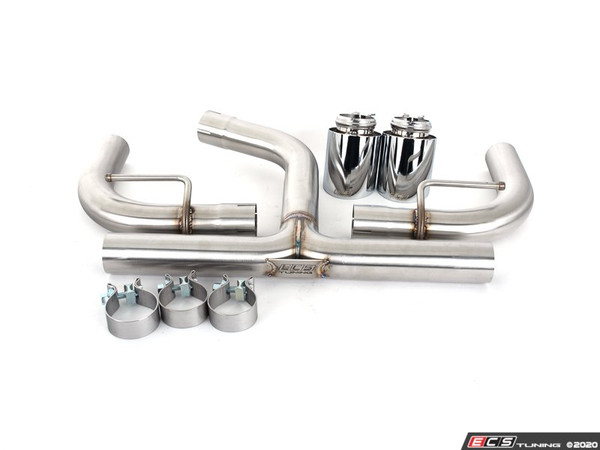 MK7.5 GTI (2018) Muffler Delete Kit - With 4.0" Chrome Tips