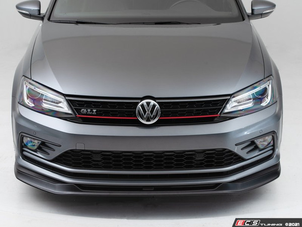 MK6 Jetta GLI (2016 - 2018) Front Lip Spoiler - Textured Black