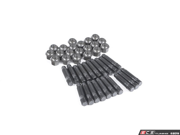 Competition Wheel Stud Conversion Kit - Steel Ball Seat Nuts - 35mm Front / 35mm Rear