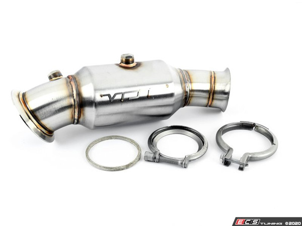 VRSF Downpipe Upgrade - Performance High Flow Cat - with hardware