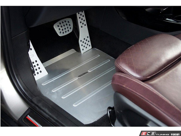 Track Mat MINI Drivers/Passenger Side - Silver Set