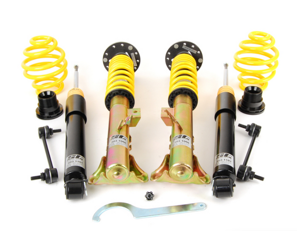 ST Coilovers XTA Height, Rebound Adjustable Coilovers w/Top Mounts - BMW E36 Sedan + Coupe, Convertible