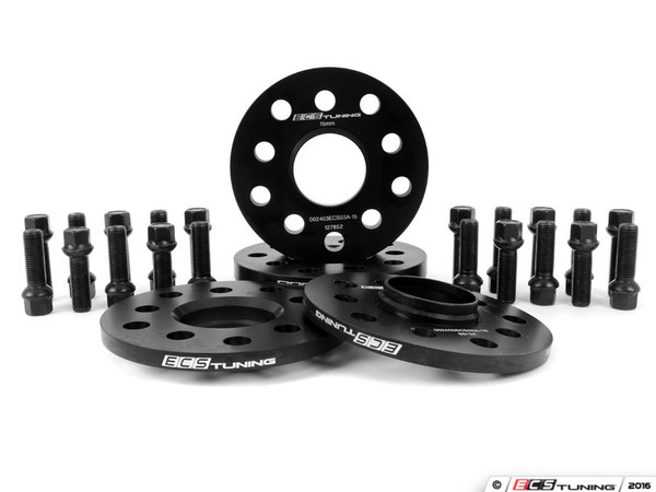 Wheel Spacer Flush Fit Kit - Black Bolts | ES3102837