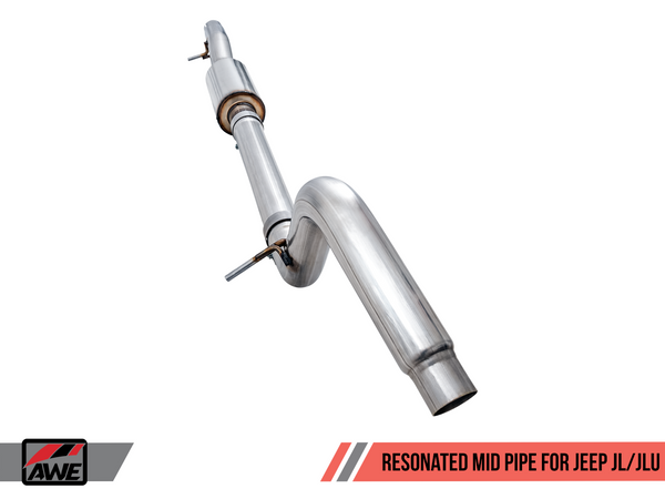 AWE Resonated Mid Pipe for Jeep JL/JLU 2.0T