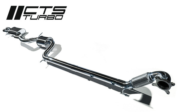 CTS Turbo VW MK6 Jetta 2.0TSI Gen1 3" Turbo-back Exhaust with High-Flow Cat