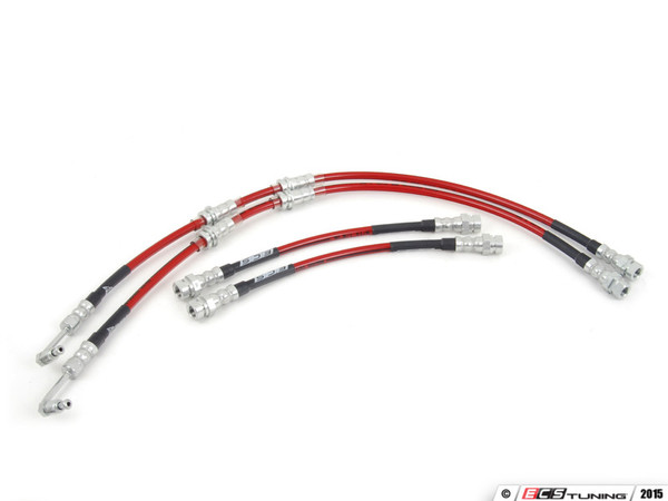 Front & Rear Exact-Fit Stainless Steel Brake Lines - Kit | ES2695504
