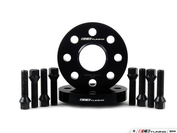 ECS 20mm Wheel Spacers & ECS Conical Seat Bolt Kit | ES2723084