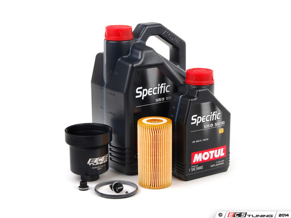 Oil Service Kit - With Magnetic Drain Plug & Black Aluminum Oil Filter Housing | ES2784944