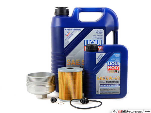 Oil Service Kit - With Magnetic Drain Plug & Polished Aluminum Oil Filter Housing | ES3096264