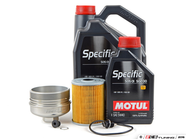 Oil Service Kit - With Magnetic Drain Plug & Polished Aluminum Oil Filter Housing | ES3096265