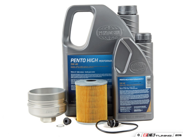 Oil Service Kit - With Magnetic Drain Plug & Polished Aluminum Oil Filter Housing | ES3096266