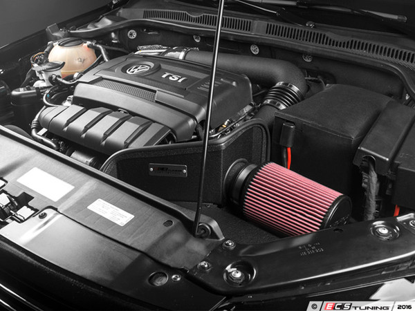 Luft-Technik Intake System - With Heat Shield & Wrinkle Black Aluminum Tubes | ES3098449