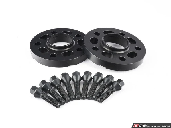Turner Motorsport Black Wheel Spacer & Bolt Kit - 20mm | ES3557294