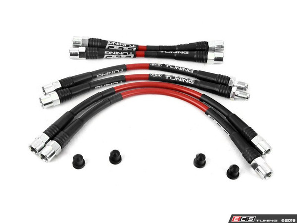 Front & Rear Stainless Brake Lines - Kit | ES3691646