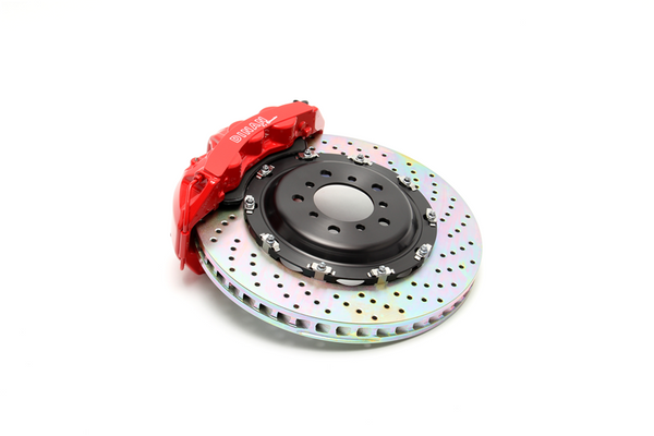 Dinan by Brembo Rear Brakes ? Red Calipers With Drilled Rotors for BMW 135i E82