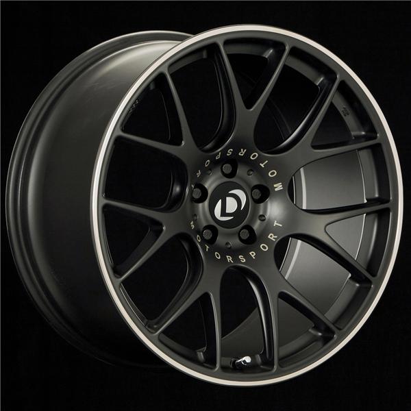 20 inch BBS CH-R Wheel Set ? BLACK with Dinan logo center cap | D750-0035-CHR-BPO | D750-0035-CHR-BPO - 1