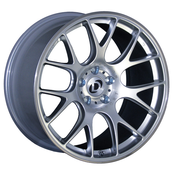 19 inch BBS CH-R Wheel Set ? SILVER with Dinan logo center cap | D750-0034-CHR-SPO | D750-0034-CHR-SPO - 1