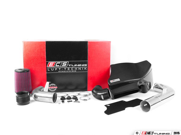 Kohlefaser Luft-Technik Intake System - With Carbon Fiber Box & Polished Aluminum Tubes