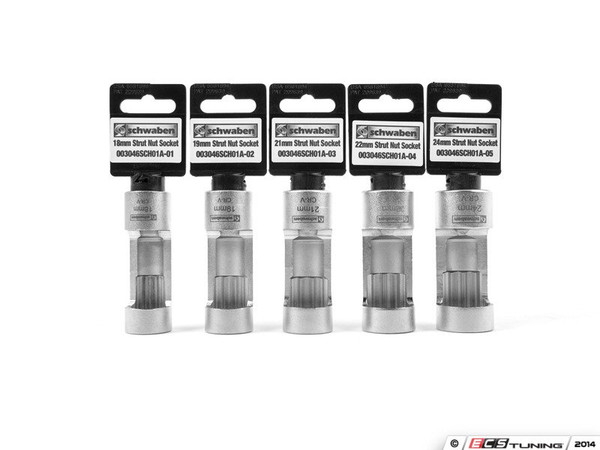 Strut Nut Socket Set - 5 Piece