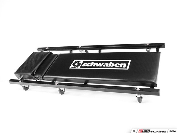 40" Padded Creeper With Adjustable Headrest