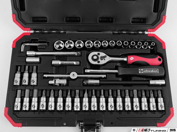 Schwaben 46 Piece 1/4" Drive Set