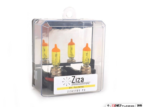 H11 Pure Yellow Bulb - Pair