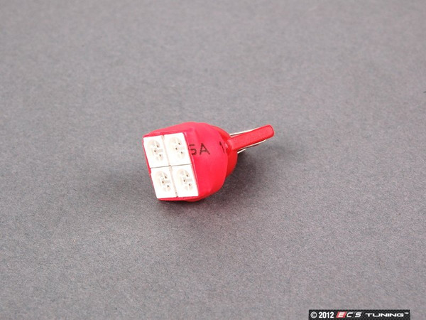 T10 Base LED Bulb - Red - Priced Each