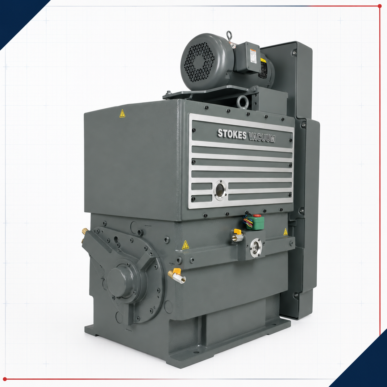New Edwards Stokes Microvac 412J rotary piston vacuum pump - 970-412-014