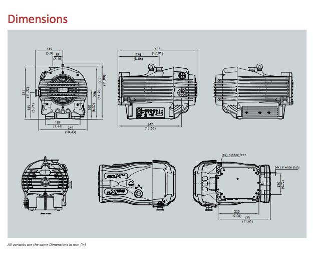 NXDS10i Scroll Pump