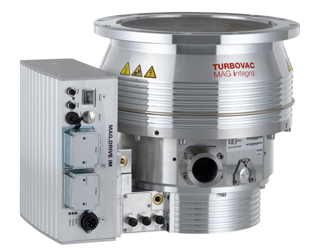 TURBOVAC MAG W 2200 iP - DN 250 CF - Profibus with Side Frequency converter position