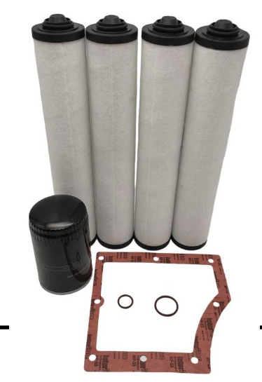 POS.		P/N			DESCRIPTION			QTY				Unit		
100		0531 000 001			Oil Filter			1				pcs		
120		0532 140 159			Exhaust Filter			4				pcs		
141		0481 523 005			Cylinder Gasket			1				PCS		
89		0482 509 012			O-Ring（Oil filling）			1				PCS		
96		0486 000 505			O-Ring（Drain oil）			1				PCS