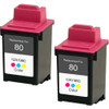 Lexmark #80 - 12A1980 Color 2-pack replacement