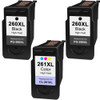 Canon 260 and 261 Ink Cartridges - 3 Pack