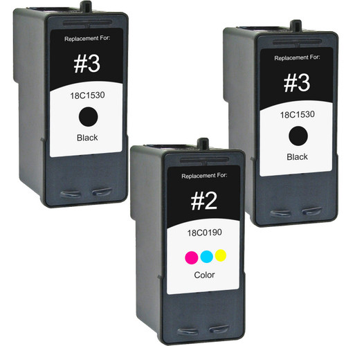 Lexmark トナーカートリッジ 3色セット Lexmark 3 And Lexmark 2 Ink Cartridge Set | 3 Pack | 1ink.com