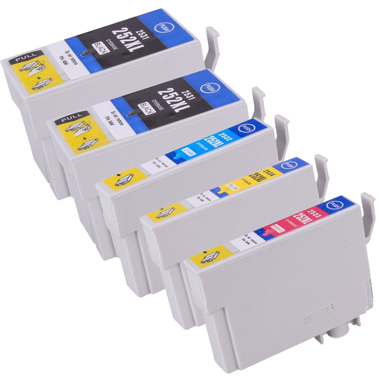 Epson 252xl Ink Cartridge Combo High Yield 5 Pack 6862