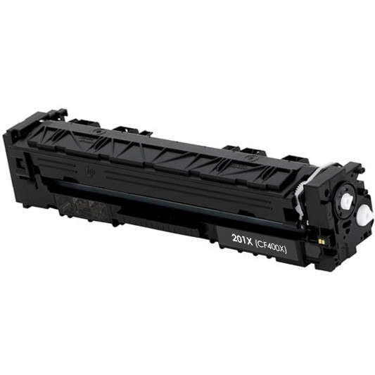 High Yield Black Toner Cartridge CF400X 201X For HP Color LaserJet Pro MFP M277dw, M277n, M553 – 6,300 Pages