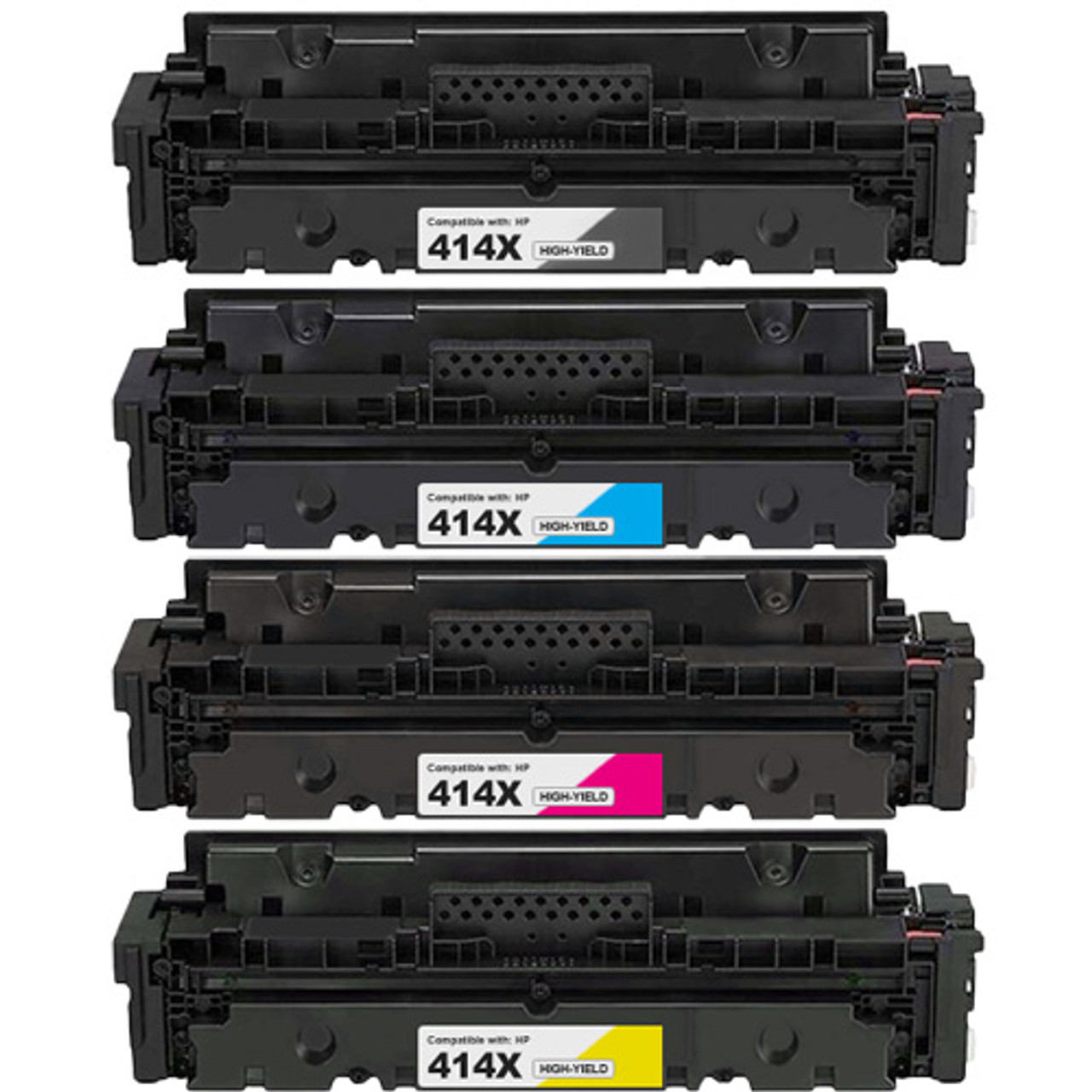 HP 414X Toner Cartridge Set High Yield 4 Pack 1ink hp-414x-toner-cartridge-set-high-yield-4-pack-1ink